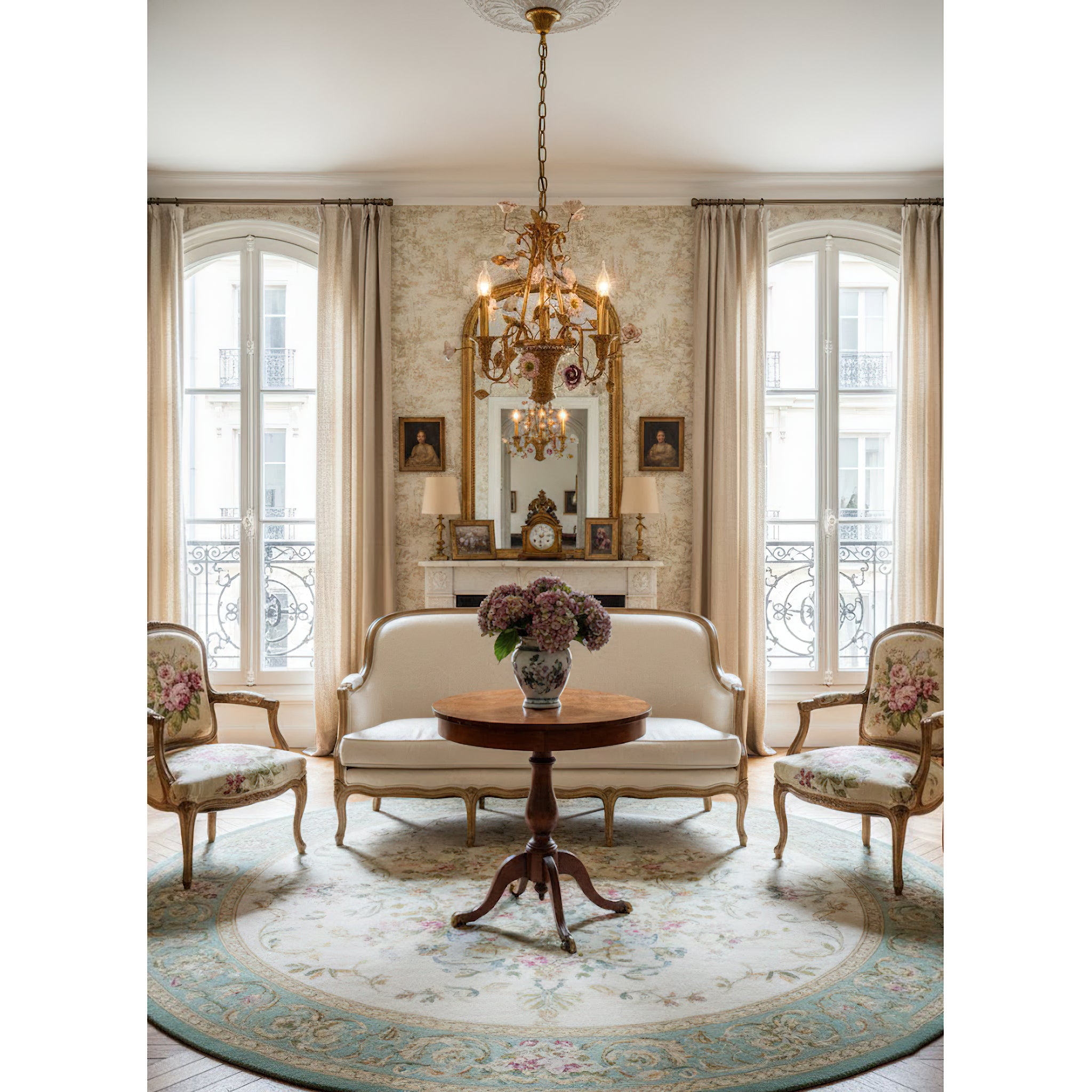 Marguerite Flowers Chandelier