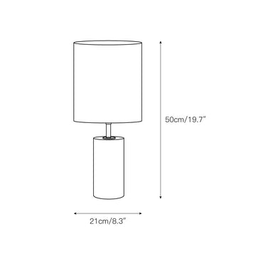 Maricopa Stone Table Lamp – detail 3 — Dimension drawings 1