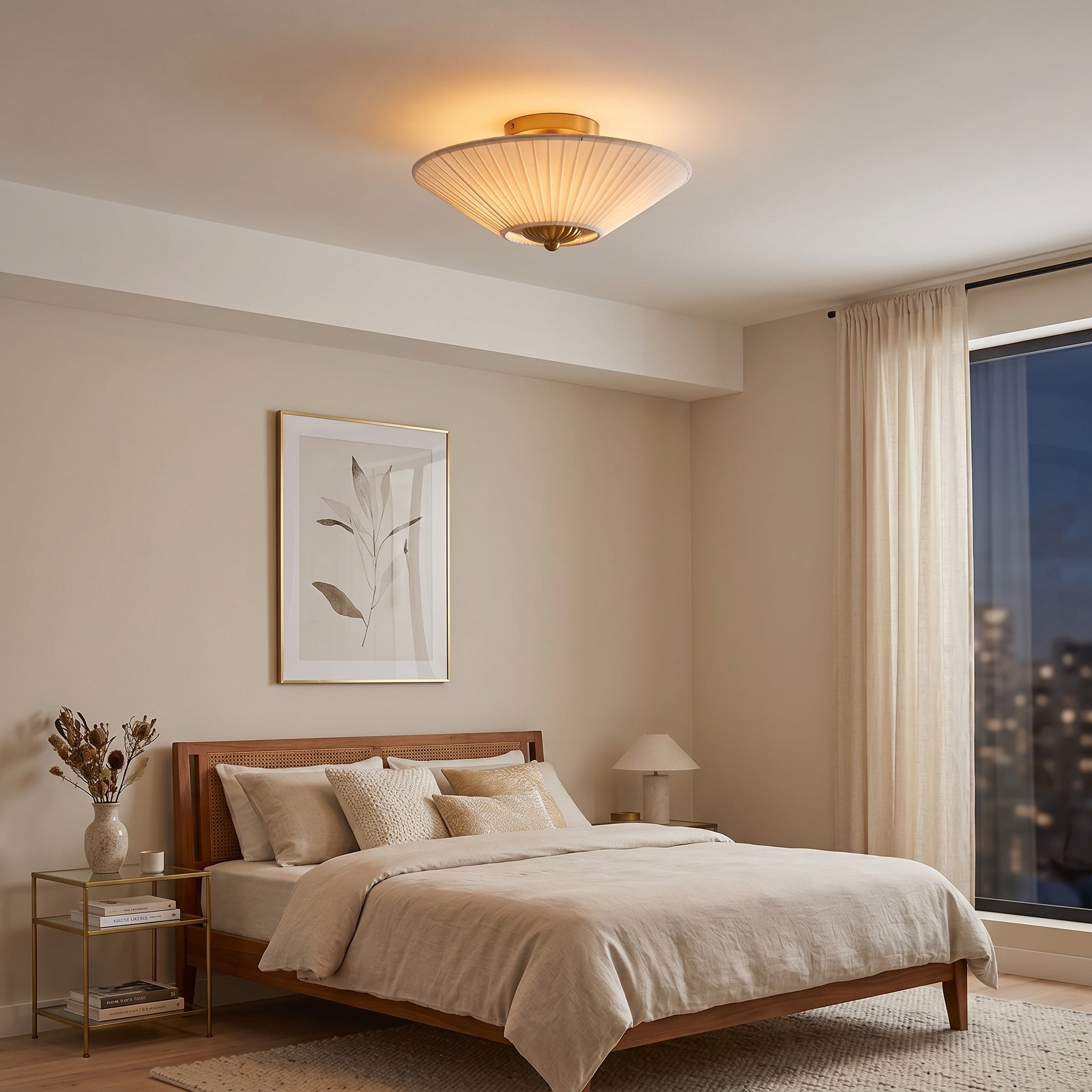 Stefanie Pleated Ceiling Lamp