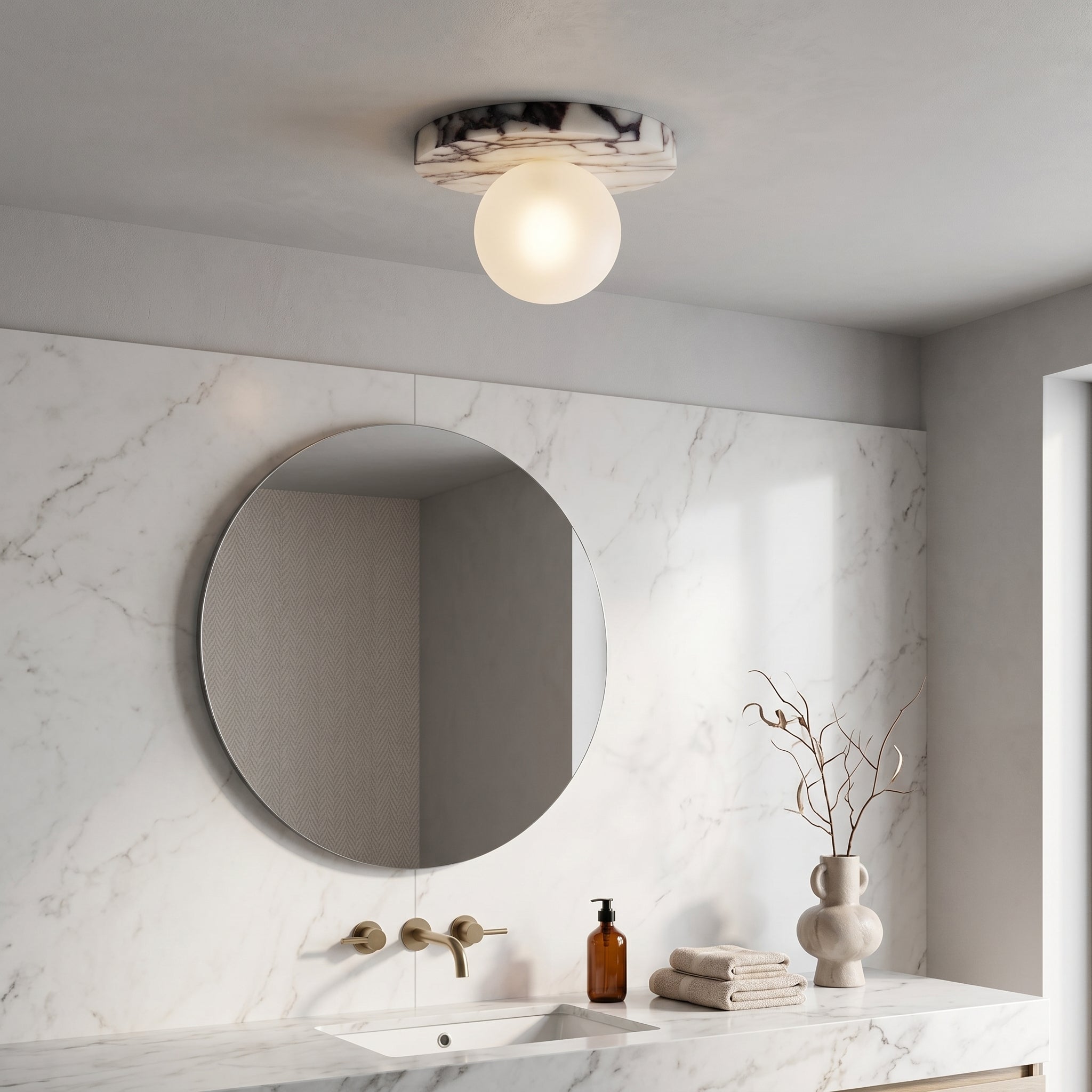 Lucie Flushmount Sconce