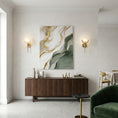 Load image into Gallery viewer, Ava Brass Alabaster Sconce
