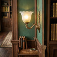 Load image into Gallery viewer, Bloom Flower Brass Sconce
