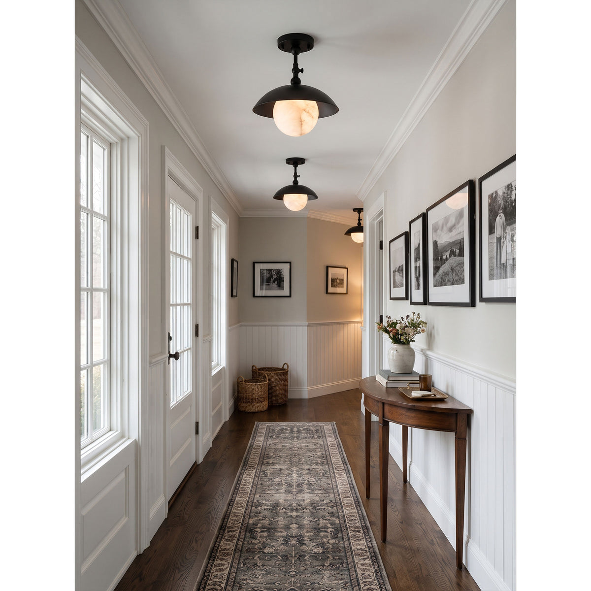 Marie Petite Surface Alabaster Ceiling Lamp