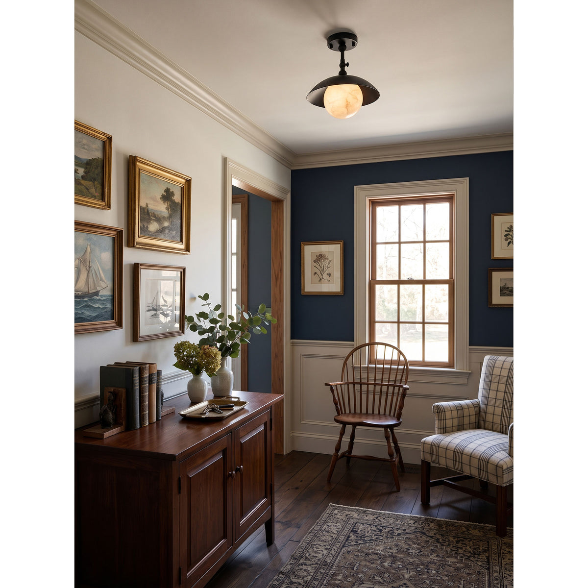 Marie Petite Surface Alabaster Ceiling Lamp