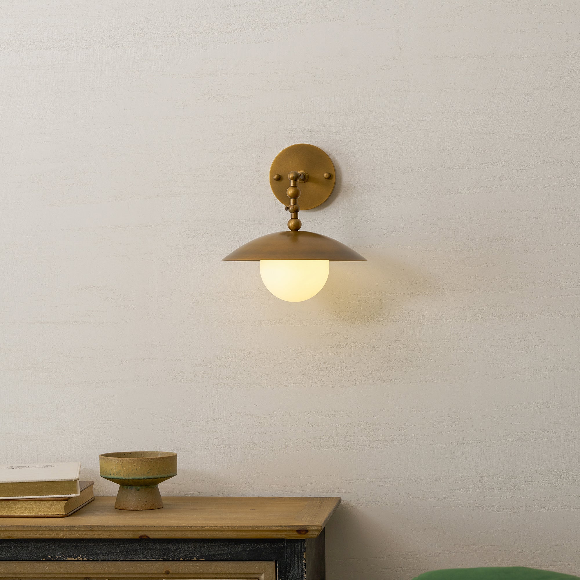 Marie Petite Alabaster Wall Sconce
