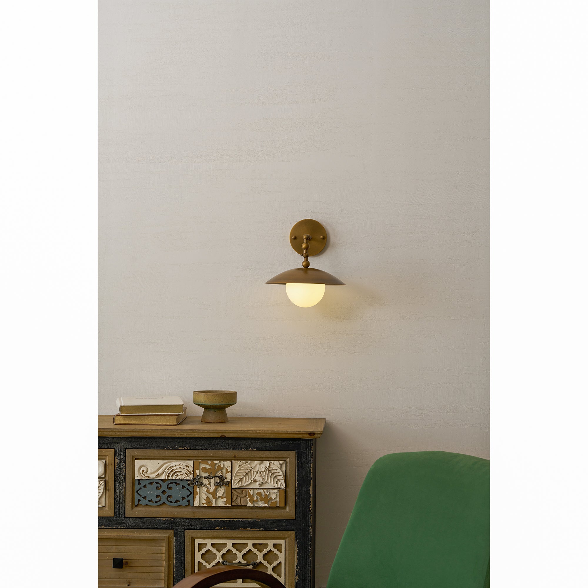 Marie Petite Alabaster Wall Sconce