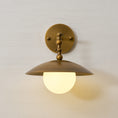 Load image into Gallery viewer, Marie Petite Alabaster Wall Sconce
