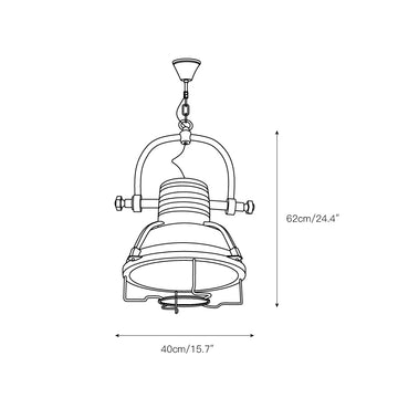 Marina Pendant Light – detail 3 — Dimension drawings 1