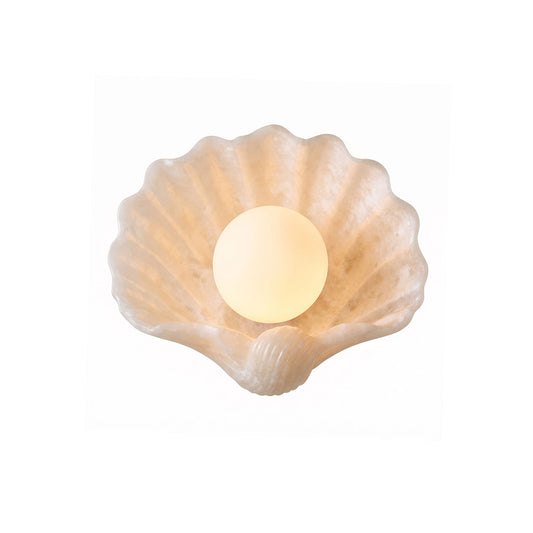 Marisca Shell Alabaster Wall Sconce