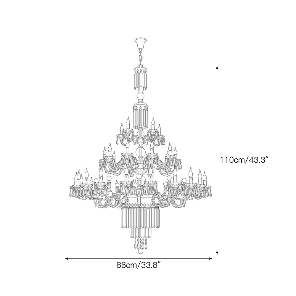 Marlborough Cascading Chandelier – detail 6
