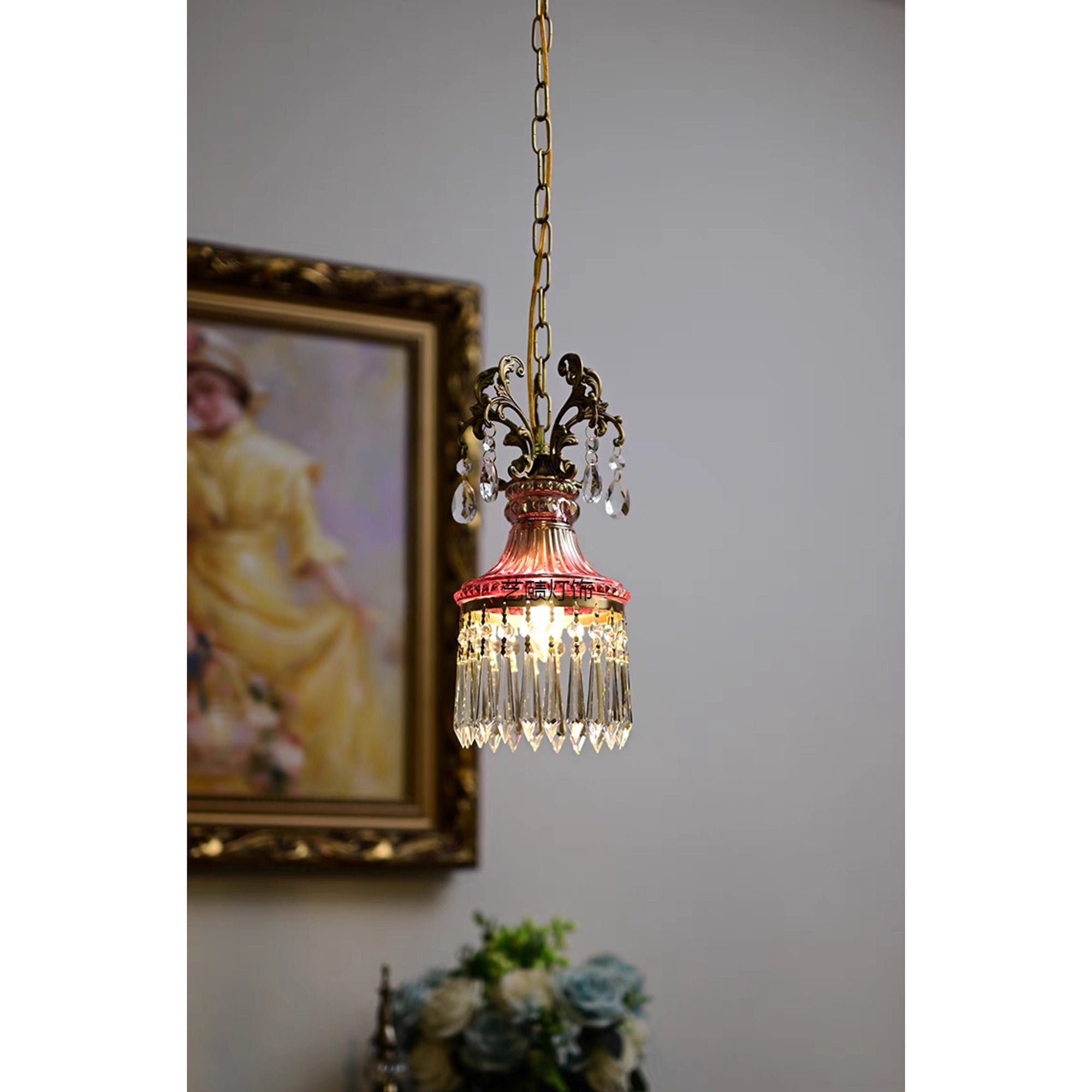 Marquise Crystal Pendant Lamp