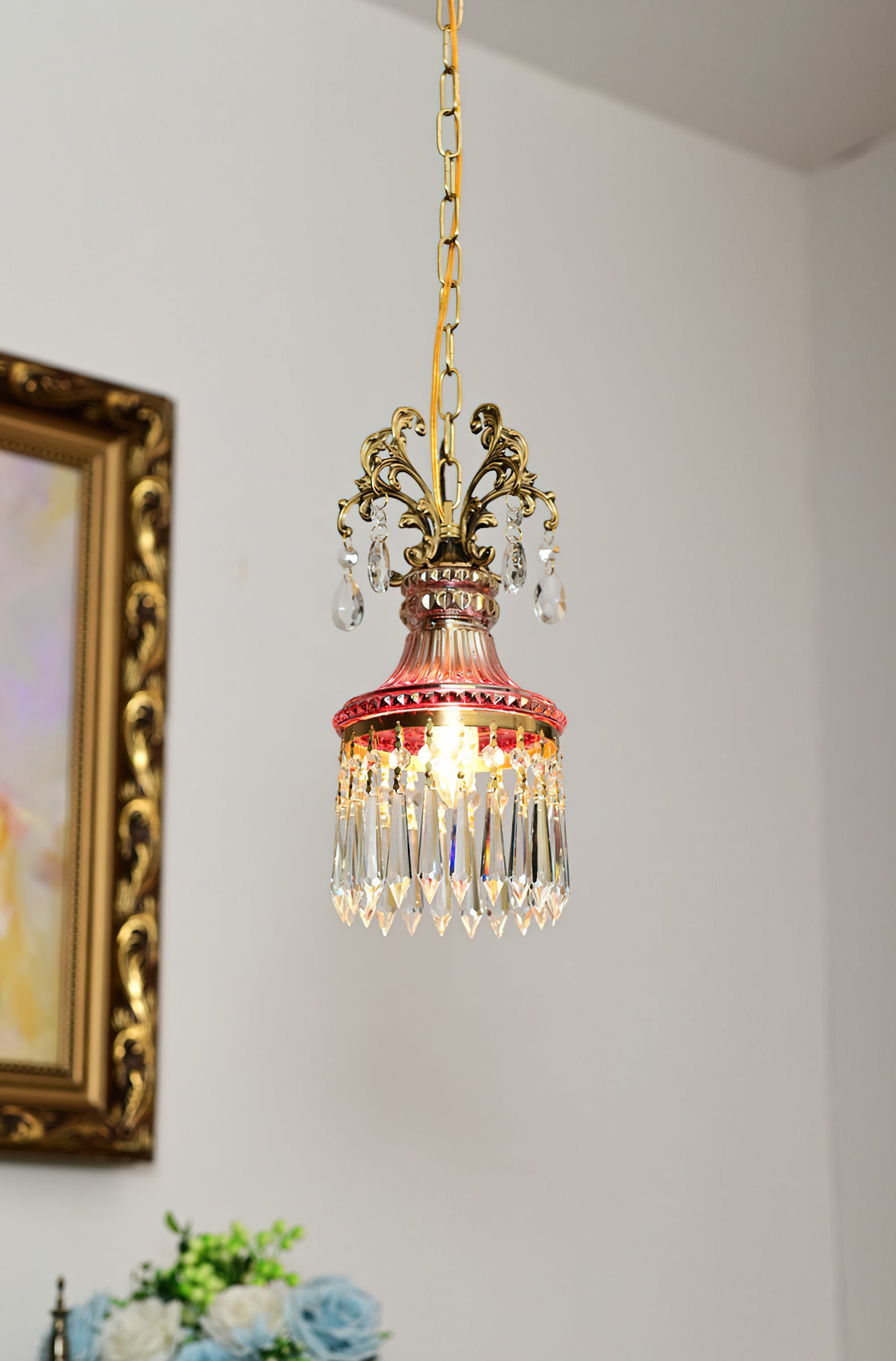 Marquise Crystal Pendant Lamp