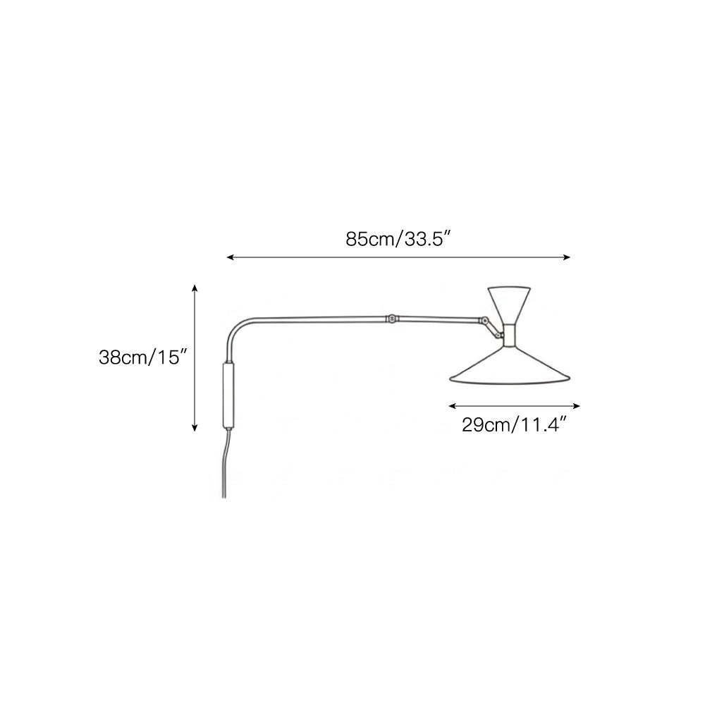 Marseille Swing Arm Plug-in Sconce