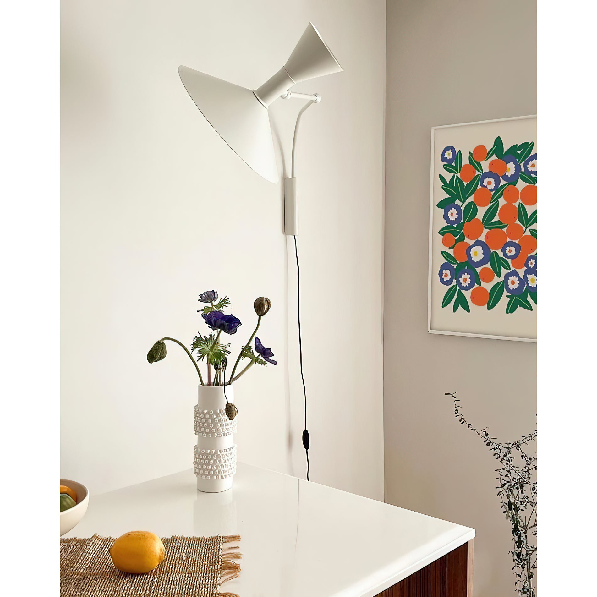 Marseille Swing Arm Plug-in Sconce