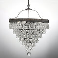 Bild in Galerie-Betrachter laden, Martinee Crystal Inverted Pyramid Chandelier
