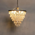 Bild in Galerie-Betrachter laden, Martinee Crystal Inverted Pyramid Chandelier
