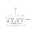 Load image into Gallery viewer, Marypaz Linen Chandelier – detail 3
