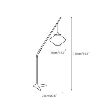 Matsusu Floor Lamp – detail 3 — Dimension drawings 1