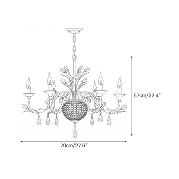 Maxax Chandelier – detail 3 — Dimension drawings 1