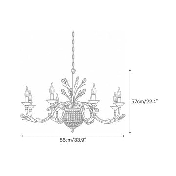 Maxax Chandelier – detail 4 — Dimension drawings 2
