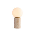 Load image into Gallery viewer, Maxax Deeluxe Travertine Table Lamp
