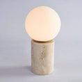 Load image into Gallery viewer, Maxax Deeluxe Travertine Table Lamp
