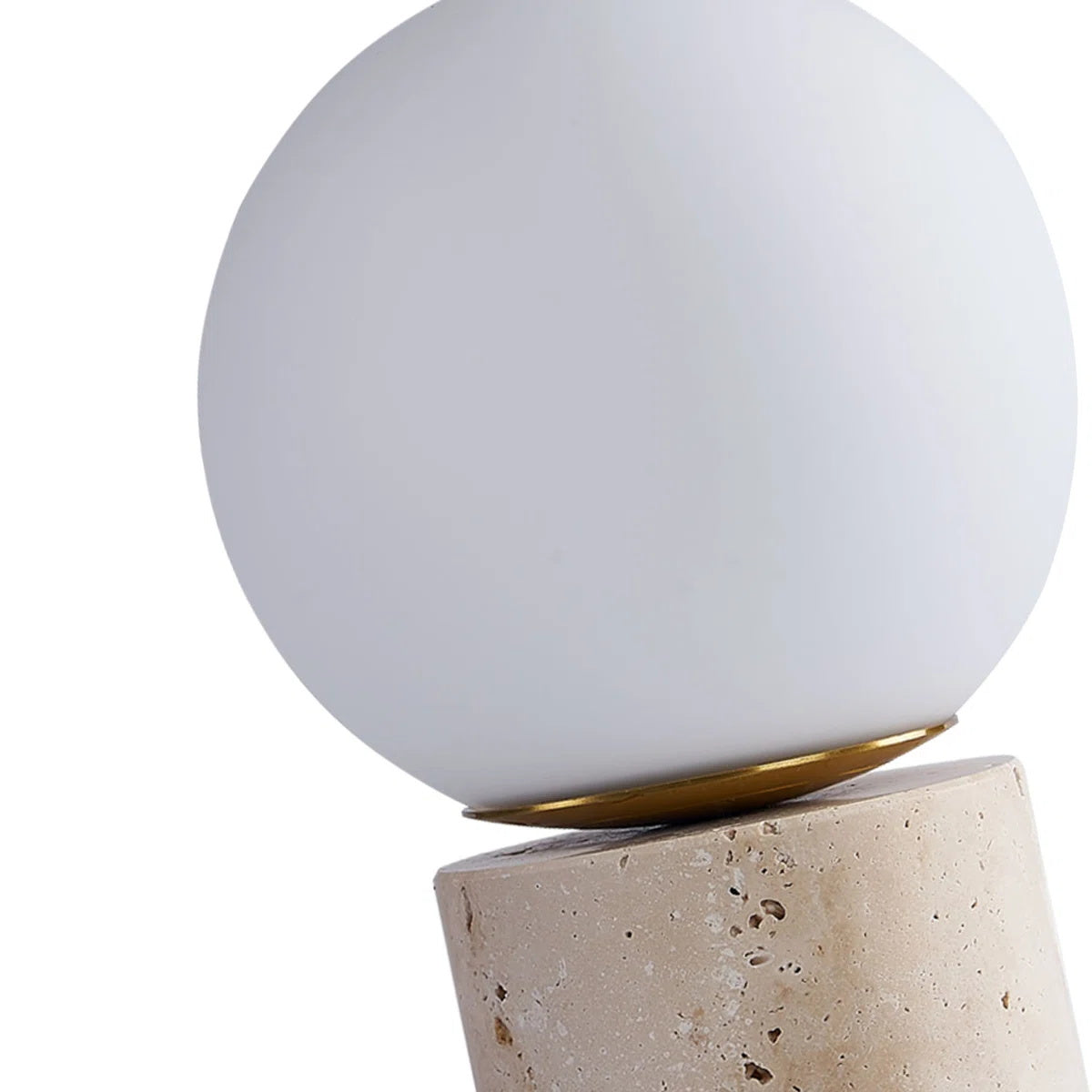 Maxax Deeluxe Travertine Table Lamp