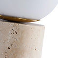 Load image into Gallery viewer, Maxax Deeluxe Travertine Table Lamp
