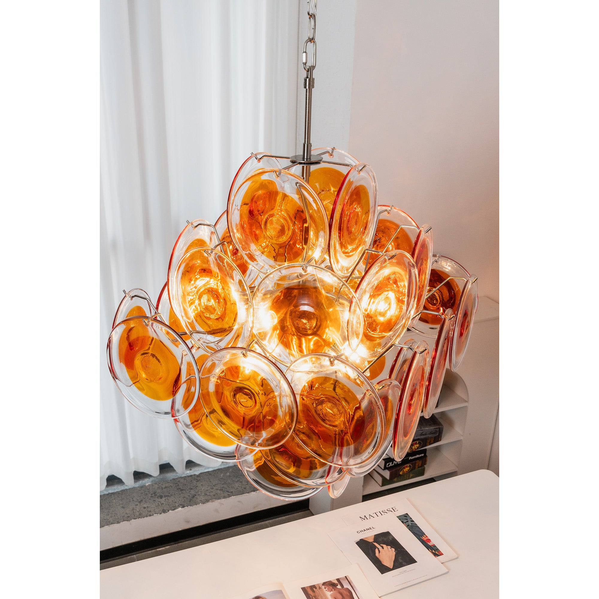 Mazzega Vistosi Chandelier