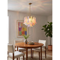 Load image into Gallery viewer, Confetti Glass Tiered Chandelier
