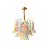 Confetti Glass Tiered Chandelier