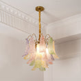 Load image into Gallery viewer, Mazzega Murano Glass Chandelier
