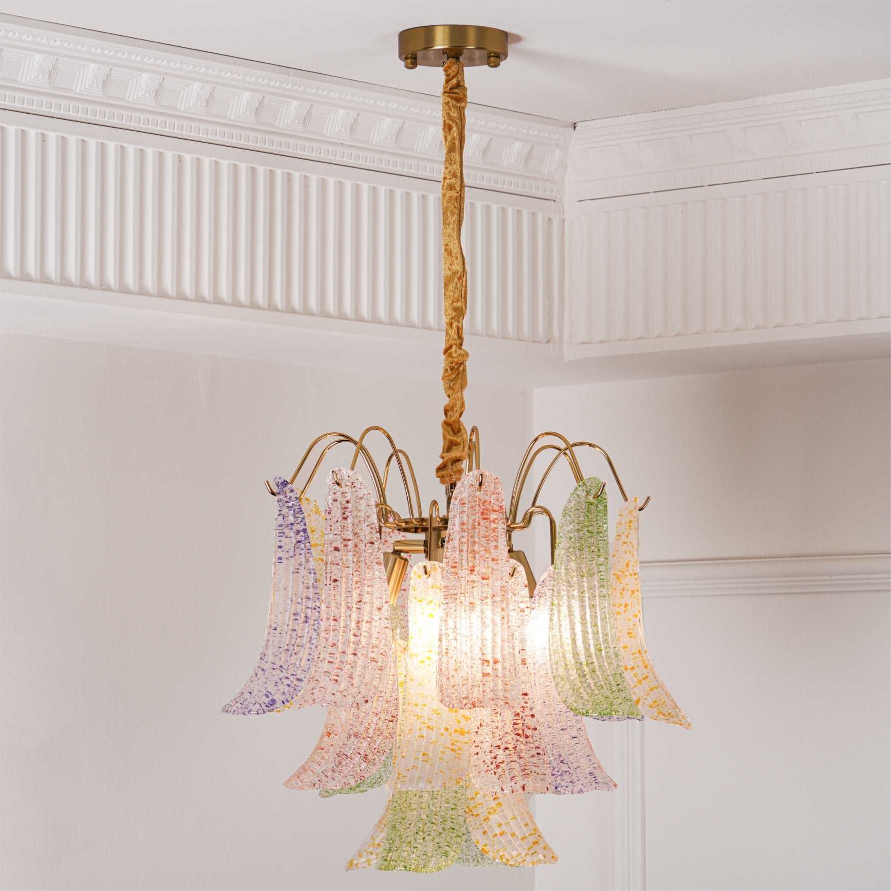 Mazzega Murano Glass Chandelier