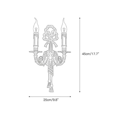 Medazio Wall Lamp – detail 3 — Dimension drawings 1