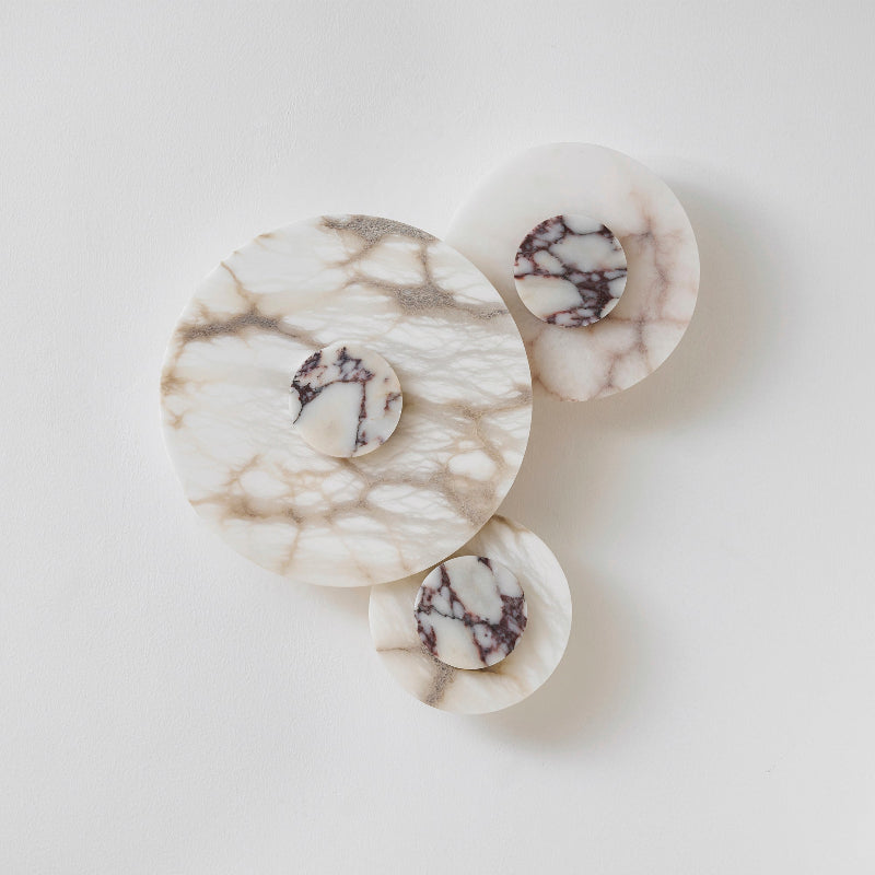 Median Combination Alabaster Wall Lamp