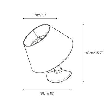 Melampo Wall Lamp – detail 3 — Dimension drawings 1