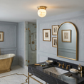 Load image into Gallery viewer, Melange Alabaster Ceiling Light
