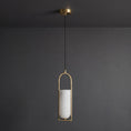 Load image into Gallery viewer, Melange Small Alabaster Pendant Lamp
