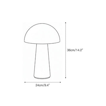 Menta Table Lamp – detail 3 — Dimension drawings 1