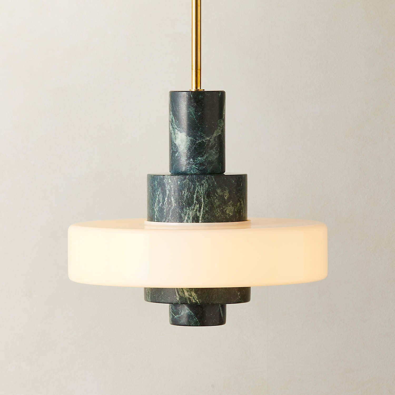 Mercury Green Marble Pendant Lamp