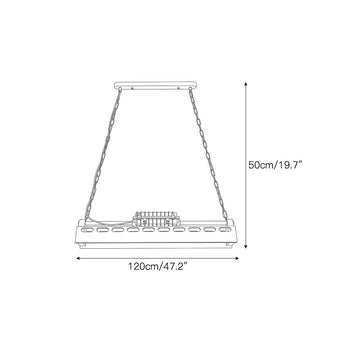 Merriton Pendant Lamp — Dimension drawings 1