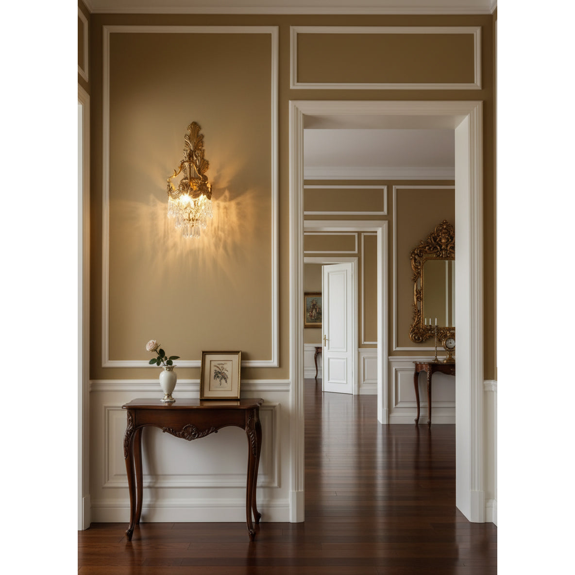 Mesas Brass Wall Lamp