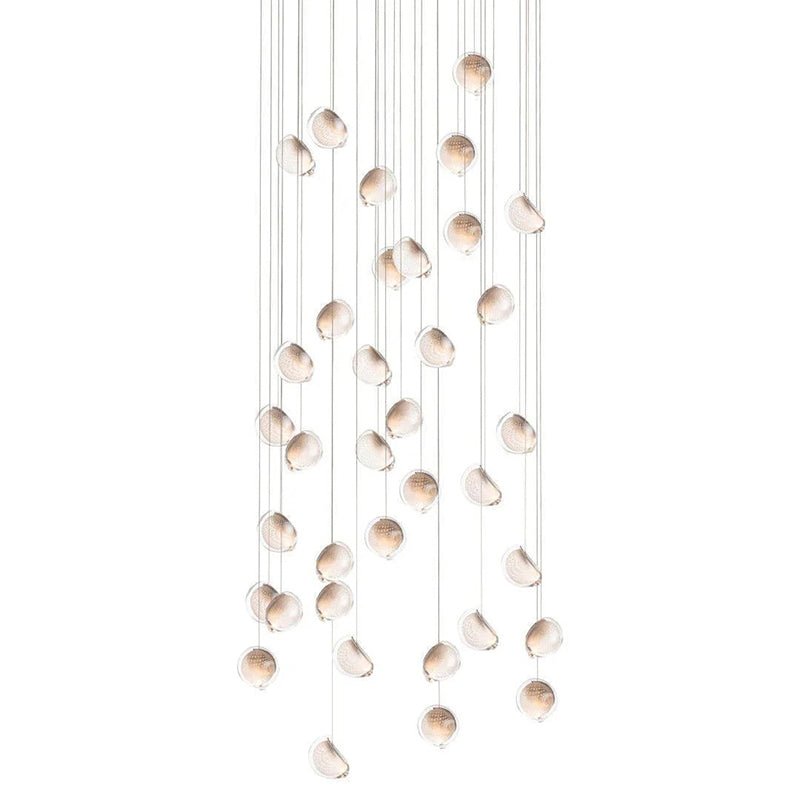 Mesh Glass Cluster Chandelier