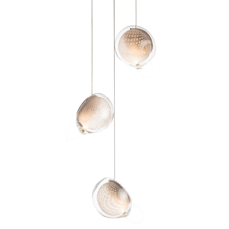 Mesh Glass Cluster Chandelier