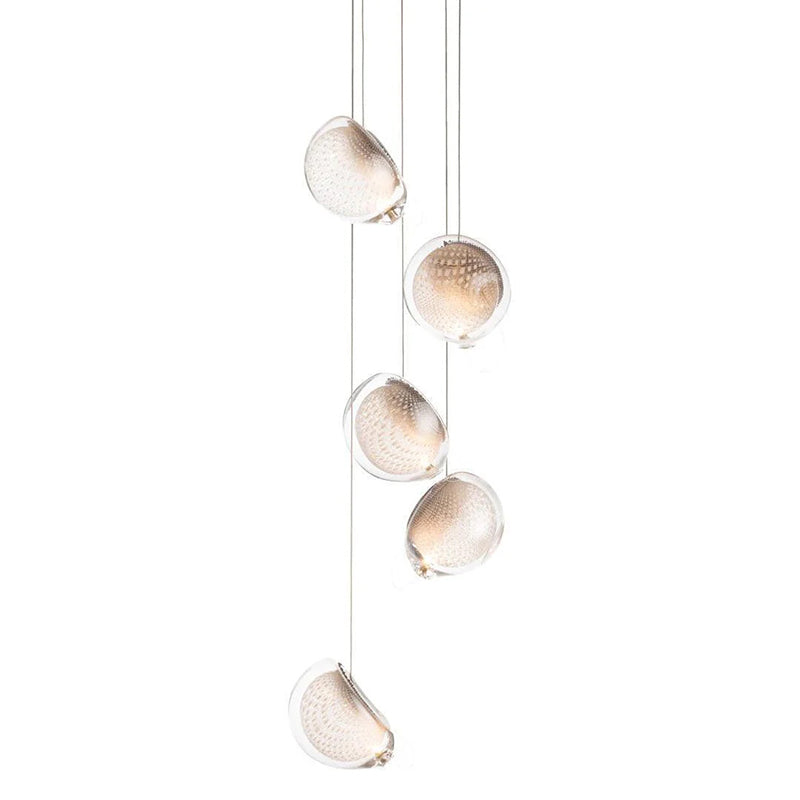 Mesh Glass Cluster Chandelier