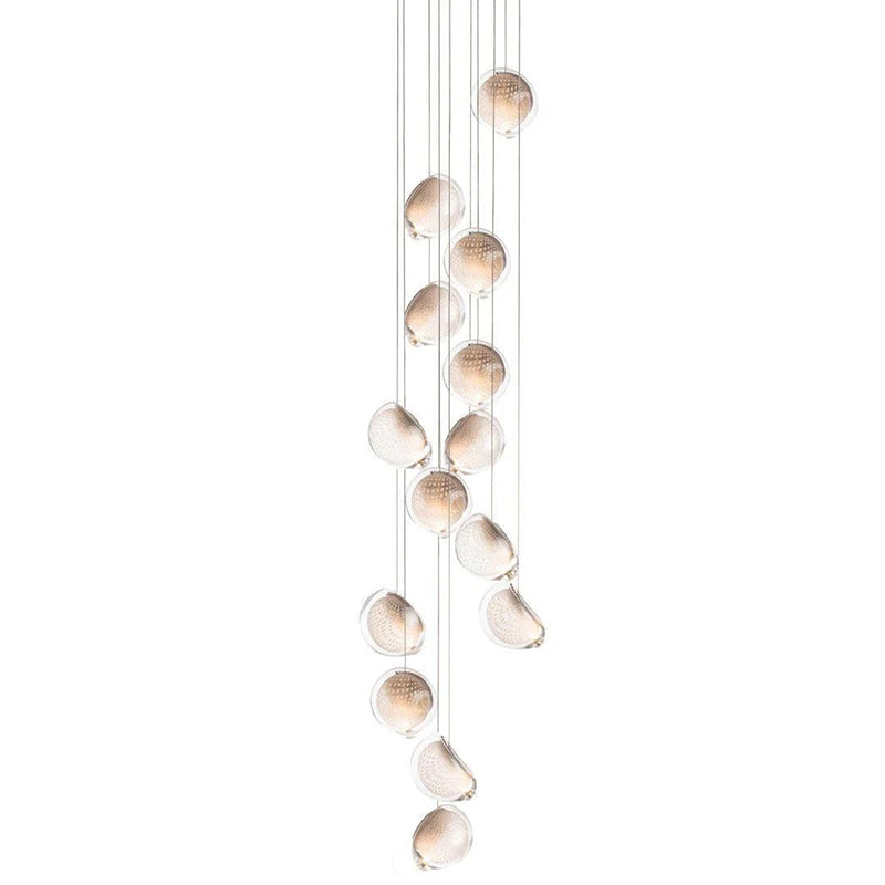 Mesh Glass Cluster Chandelier