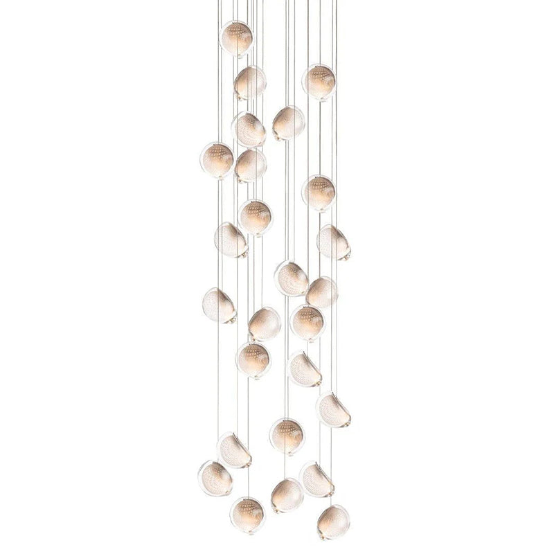 Mesh Glass Cluster Chandelier