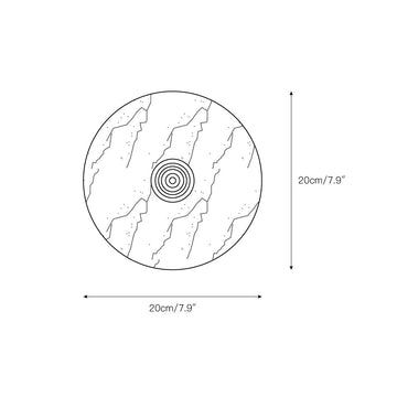 Calacatta Marble Wall Lamp – detail 5 — Dimension drawings 1