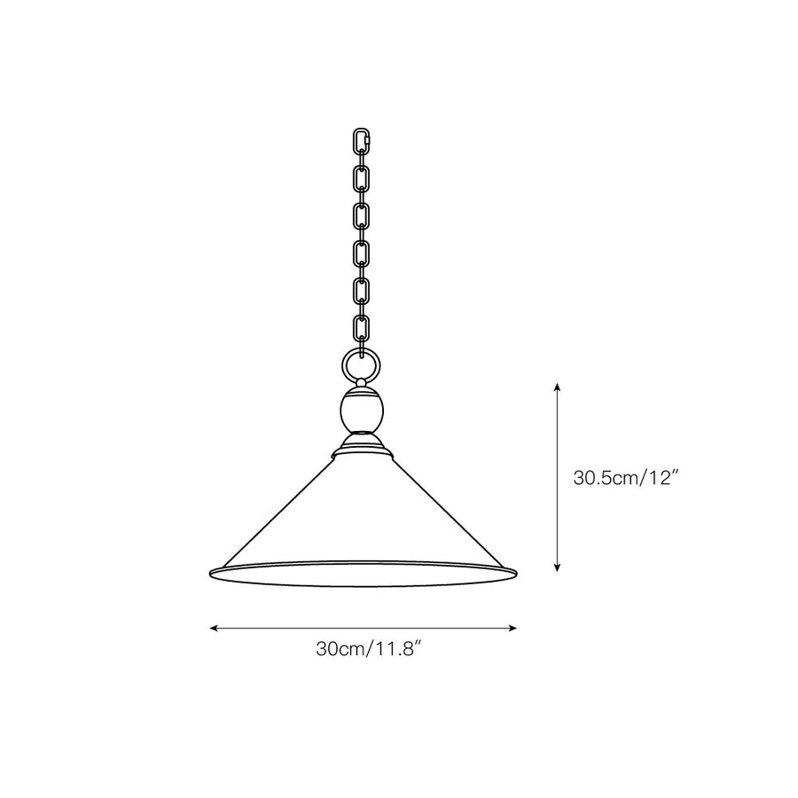 Midvale Pendant Light – detail 3 — Dimension drawings 1