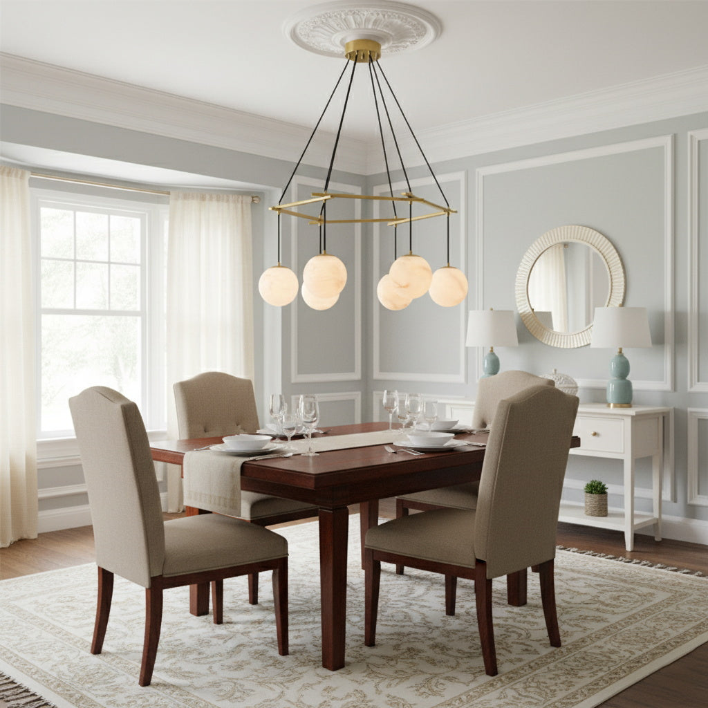 Miira Alabaster Chandelier